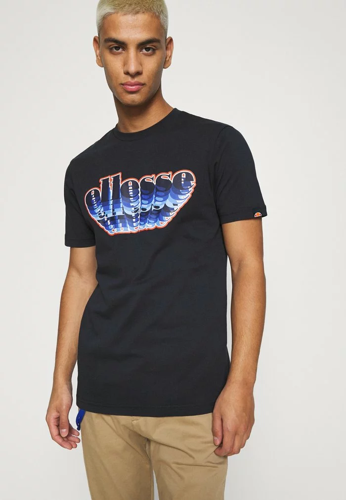 Ellesse MULTIZIO TEE - T-shirt Imprimé - Navy 4 Ellesse MULTIZIO TEE - T-shirt Imprimé - Navy – Image 4