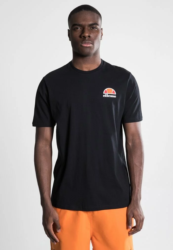 Ellesse CANALETTO - T-shirt Imprimé - Anthracite 1 Ellesse CANALETTO - T-shirt Imprimé - Anthracite