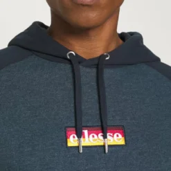 Ellesse RUBINACCI HOODY - Sweatshirt - Navy Marl -Ellesse Elegant Boutique 0c9a4fc6cc22467799fb9bb617047ee7