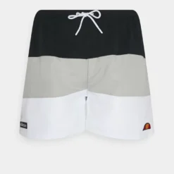 Ellesse CIELO - Short De Bain - Black/grey/white