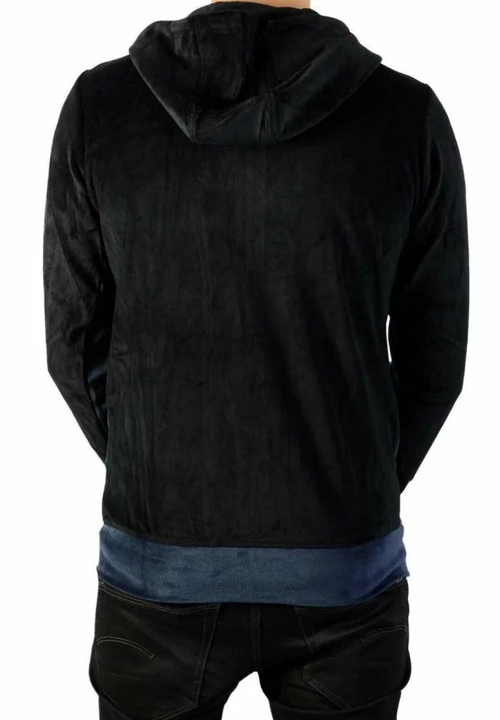 Ellesse Sweat à Capuche Zippé - Noir/marine 2 Ellesse Sweat à Capuche Zippé - Noir/marine – Image 2