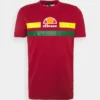 Ellesse APRELA TEE - T-shirt Imprimé - Dark Red