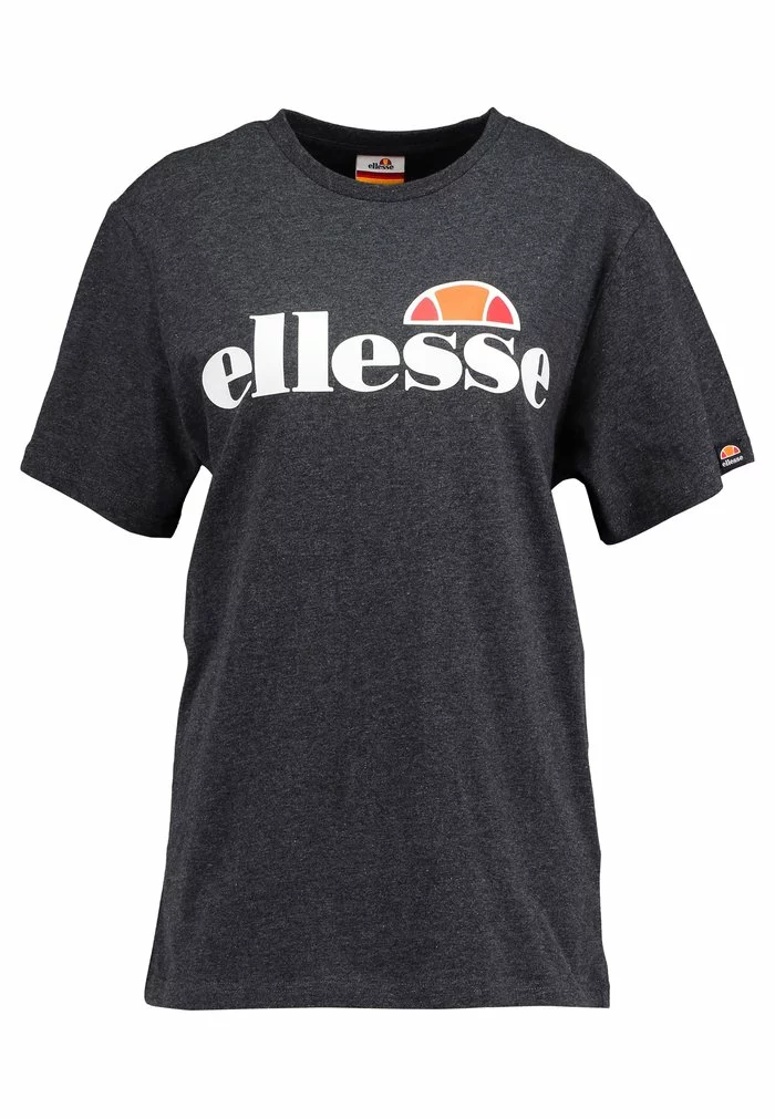 Ellesse ALBANY - T-shirt Imprimé - Dark Grey Marl 4 Ellesse ALBANY - T-shirt Imprimé - Dark Grey Marl – Image 4