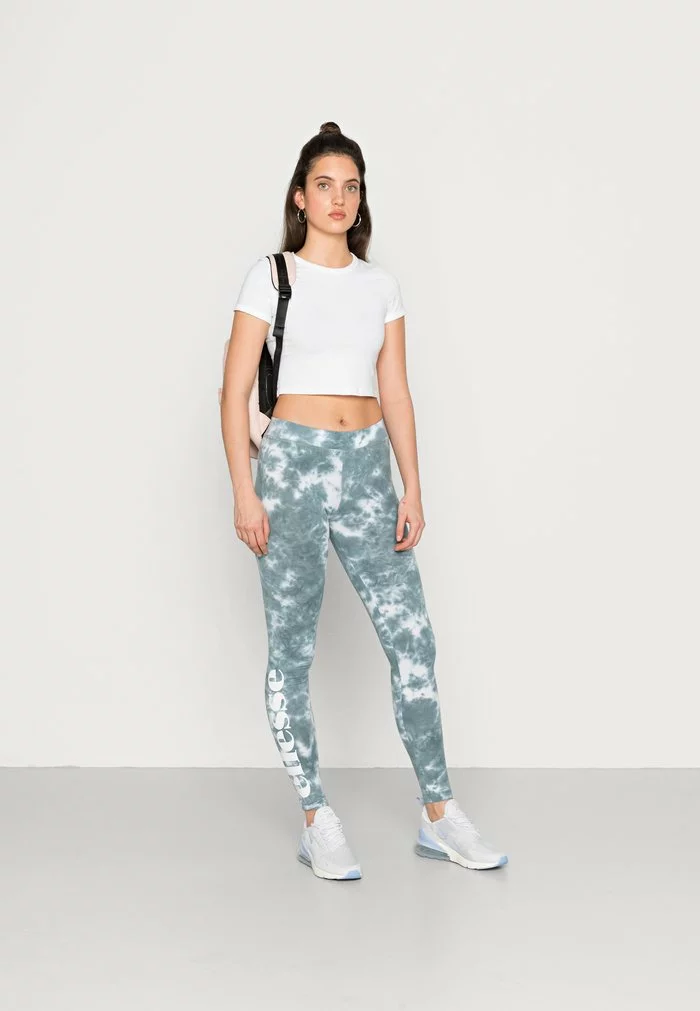 Ellesse SOLOS TIE DYE - Legging - Green/white 2 Ellesse SOLOS TIE DYE - Legging - Green/white – Image 2