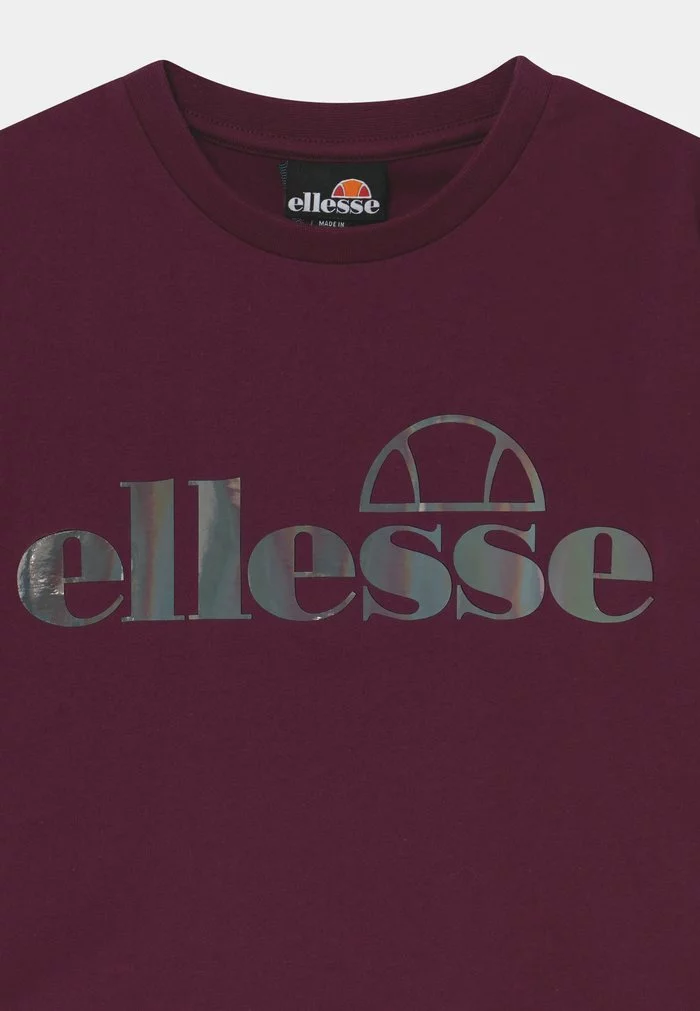 Ellesse JORDALLA CROP TEE - T-shirt Imprimé - Dark Purple 3 Ellesse JORDALLA CROP TEE - T-shirt Imprimé - Dark Purple – Image 3