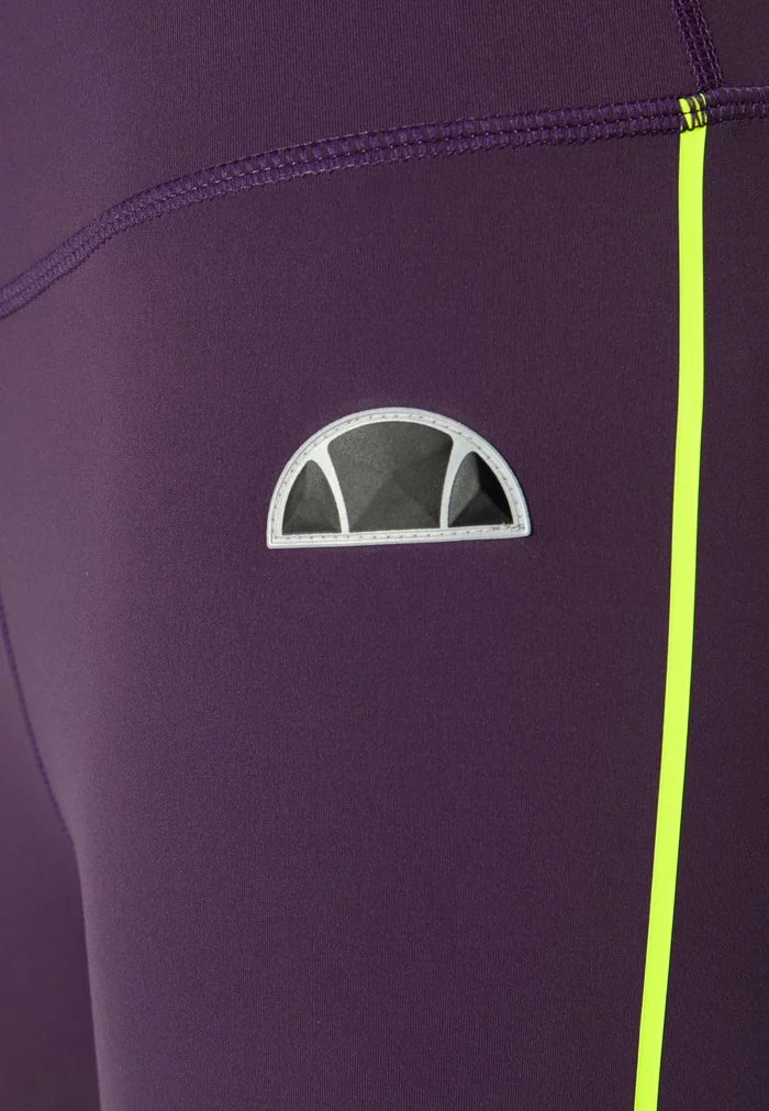Ellesse COLOMBA LEGGING - Collants - Dark Purple 3 Ellesse COLOMBA LEGGING - Collants - Dark Purple â Image 3
