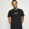 Ellesse CARCANO - T-shirt Imprimé - Black