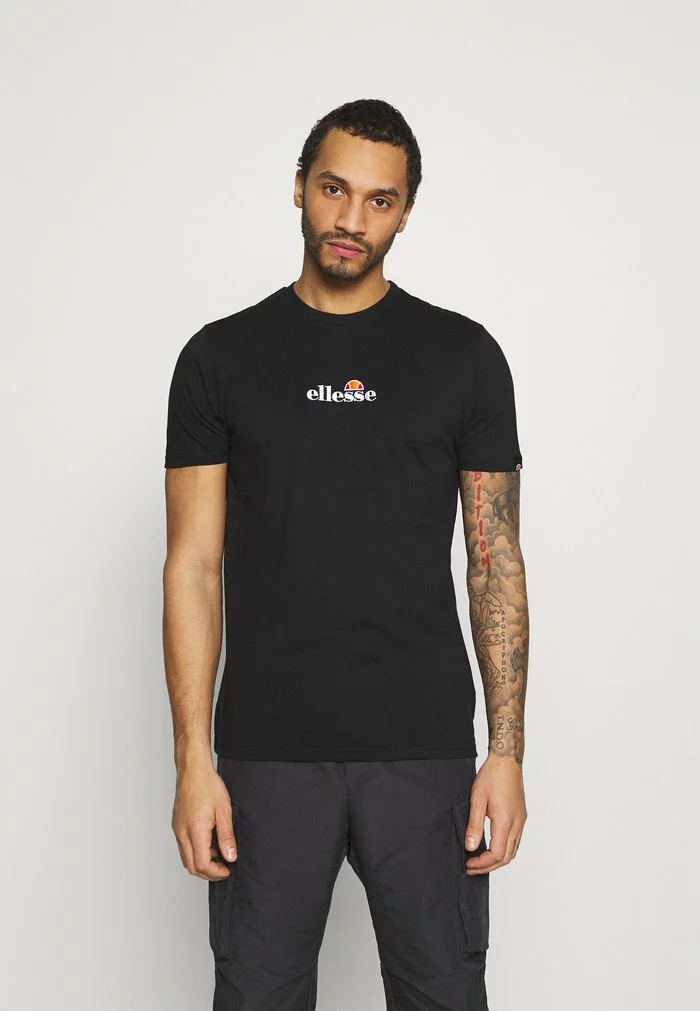 Ellesse MAVOZ UNISEX - T-shirt Imprimé - Black 1 Ellesse MAVOZ UNISEX - T-shirt Imprimé - Black