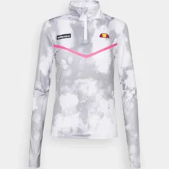 Ellesse FREILO ZIP - T-shirt à Manches Longues - White