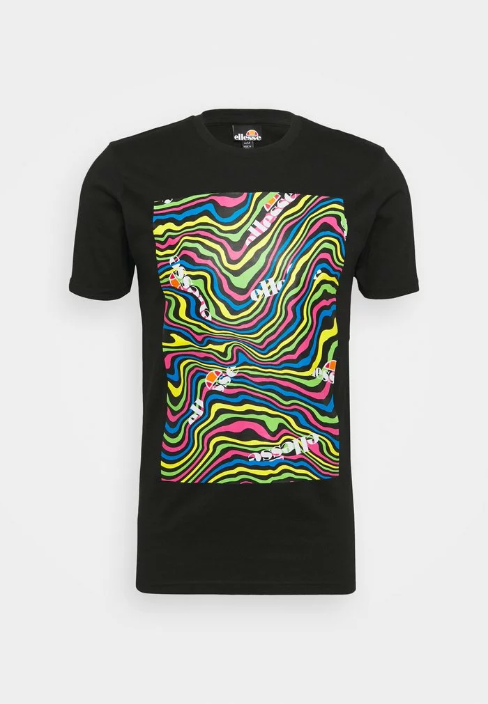 Ellesse CAMRINO TEE - T-shirt Imprimé - Black 4 Ellesse CAMRINO TEE - T-shirt Imprimé - Black â Image 4