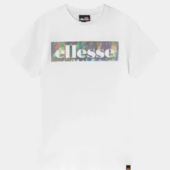 Ellesse HALLE TEE - T-shirt Imprimé - White