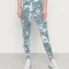 Ellesse SOLOS TIE DYE - Legging - Green/white