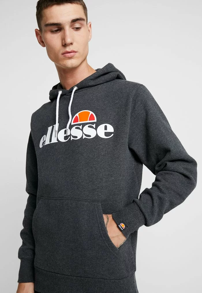 Ellesse GOTTERO - Sweat à Capuche - Dark Grey Marl 5 Ellesse GOTTERO - Sweat à Capuche - Dark Grey Marl – Image 5