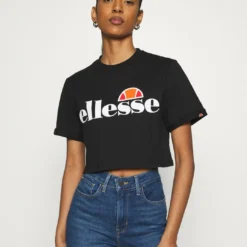 Ellesse ALBERTA - T-shirt Imprimé - Black