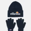 Ellesse VELLY AND BUBB BEANIE AND GLOVE SET UNISEX - Gants - Navy