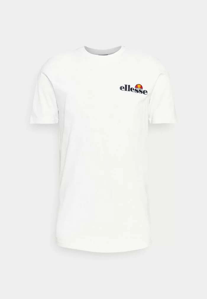Ellesse VENTO TEE - T-shirt Imprimé - White/blue 1 Ellesse VENTO TEE - T-shirt Imprimé - White/blue