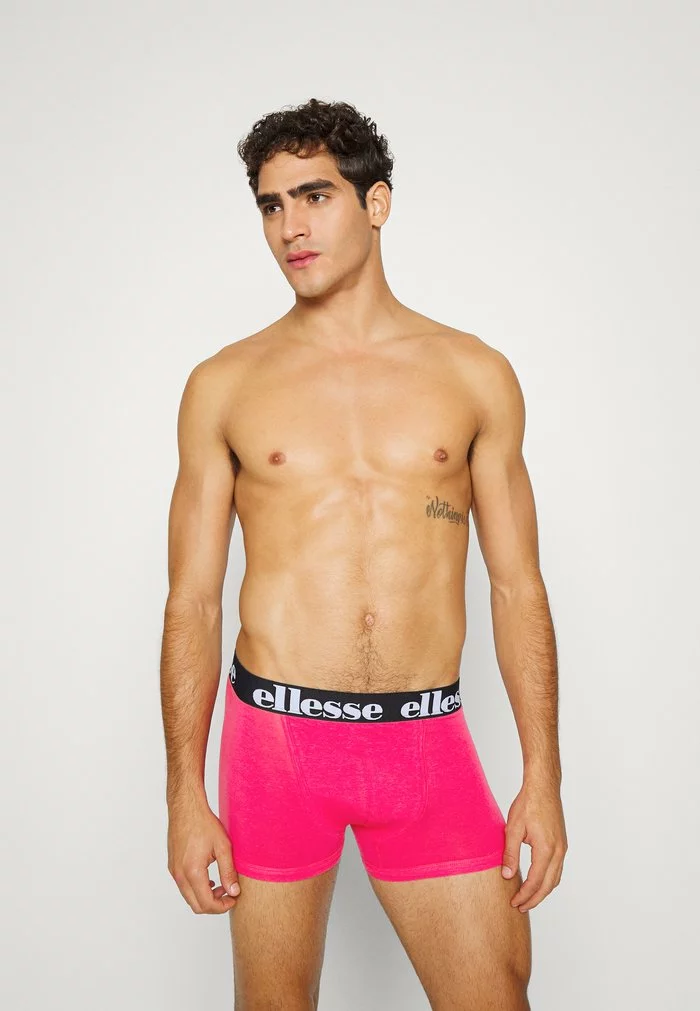 Ellesse PARMO FASHION TRUNKS 2 PACK - Shorty - Pink/yellow 1 Ellesse PARMO FASHION TRUNKS 2 PACK - Shorty - Pink/yellow