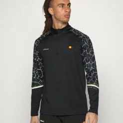 Ellesse SAMSI ZIP - T-shirt à Manches Longues - Black