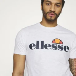 Ellesse PRADO - T-shirt Imprimé - White Marl -Ellesse Elegant Boutique 31dda5b7559f489b8307ead672e28537