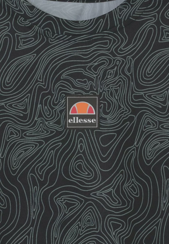 Ellesse ASALI CROPPED UNISEX - T-shirt Imprimé - Olive/dark Grey 3 Ellesse ASALI CROPPED UNISEX - T-shirt Imprimé - Olive/dark Grey â Image 3