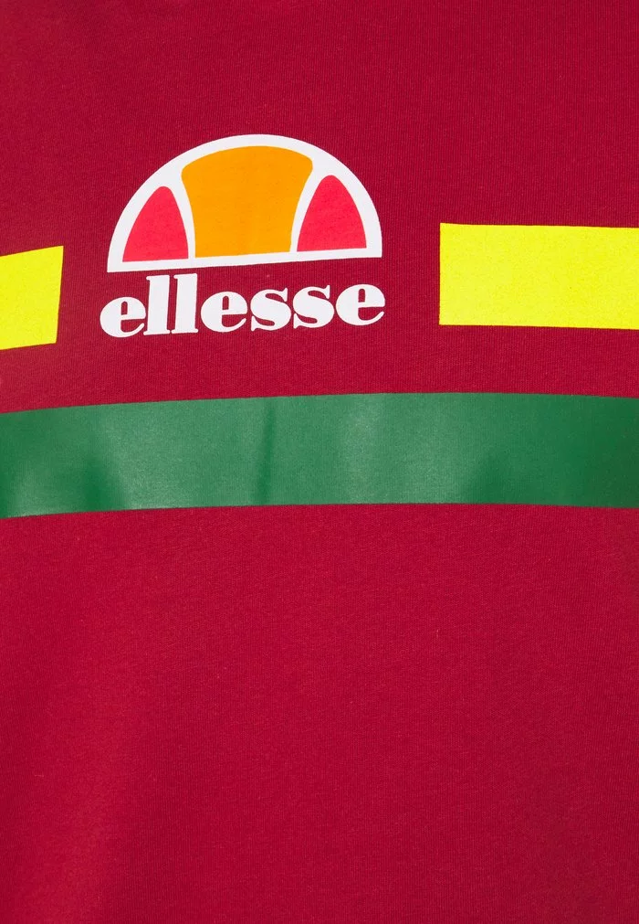 Ellesse APRELA TEE - T-shirt Imprimé - Dark Red 3 Ellesse APRELA TEE - T-shirt Imprimé - Dark Red â Image 3