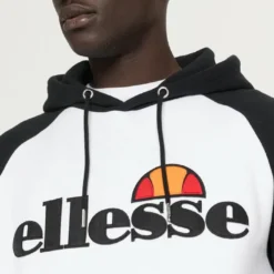 Ellesse TALIAMENTO HOODY - Sweatshirt - White/black -Ellesse Elegant Boutique 3608793a845841b28d5bc7faac957744