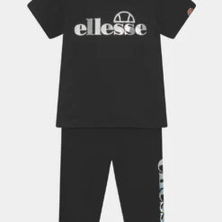 Ellesse DELILA TEE SET UNISEX - Legging - Black