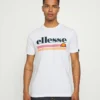 Ellesse TRISCIA TEE - T-shirt Imprimé - White
