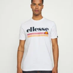 Ellesse TRISCIA TEE - T-shirt Imprimé - White
