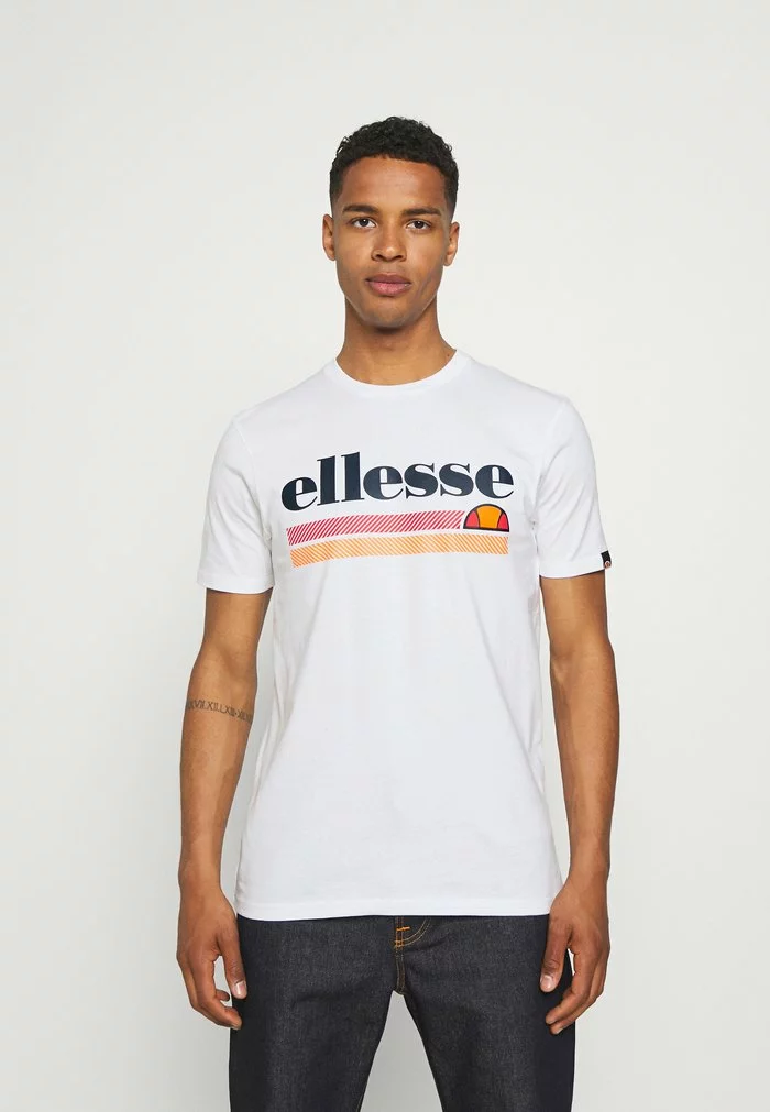 Ellesse TRISCIA TEE - T-shirt Imprimé - White 1 Ellesse TRISCIA TEE - T-shirt Imprimé - White