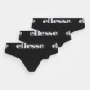 Ellesse KAYLEY THONG 3 PACK - String - Black