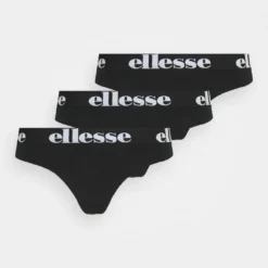 Ellesse KAYLEY THONG 3 PACK - String - Black