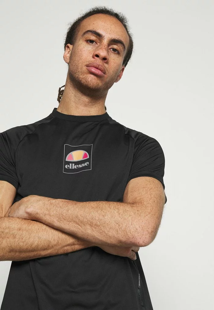 Ellesse TOLI - T-shirt De Sport - Black 4 Ellesse TOLI - T-shirt De Sport - Black â Image 4