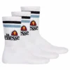 Ellesse 3 PAAR - Chaussettes - Weiß Marine