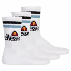 Ellesse 3 PAAR - Chaussettes - Weiß Marine