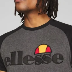 Ellesse PIAVE - T-shirt Imprimé - Dark Grey Marl -Ellesse Elegant Boutique 3d029cb0d3e34d7fa3e13822a7be1932