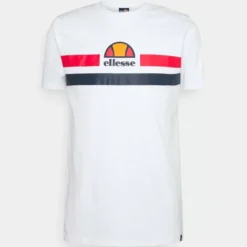 Ellesse APRELA TEE - T-shirt Imprimé - White