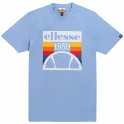Ellesse PIROZZI - T-shirt Imprimé - Blue