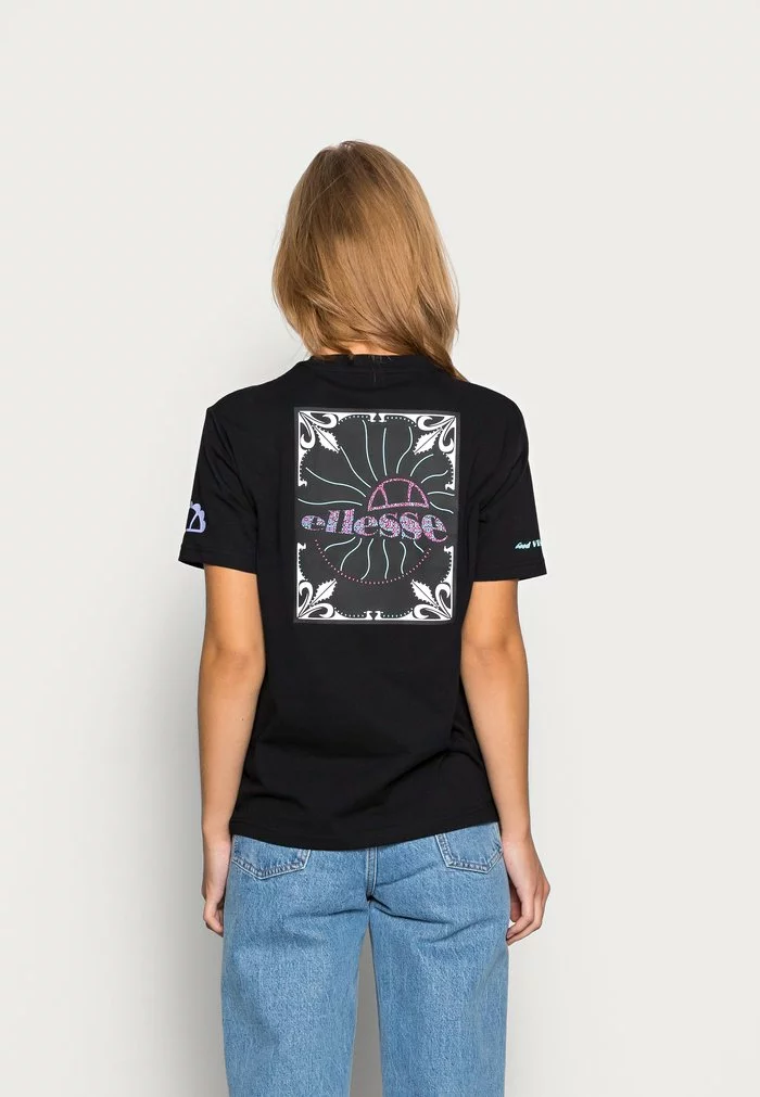 Ellesse VINCA TEE - T-shirt Imprimé - Black 3 Ellesse VINCA TEE - T-shirt Imprimé - Black – Image 3