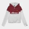 Ellesse GILLIN OH - Sweat Polaire - White/burgundy