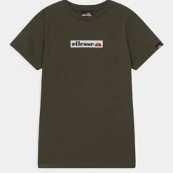 Ellesse LEVER TEE - T-shirt Imprimé - Khaki