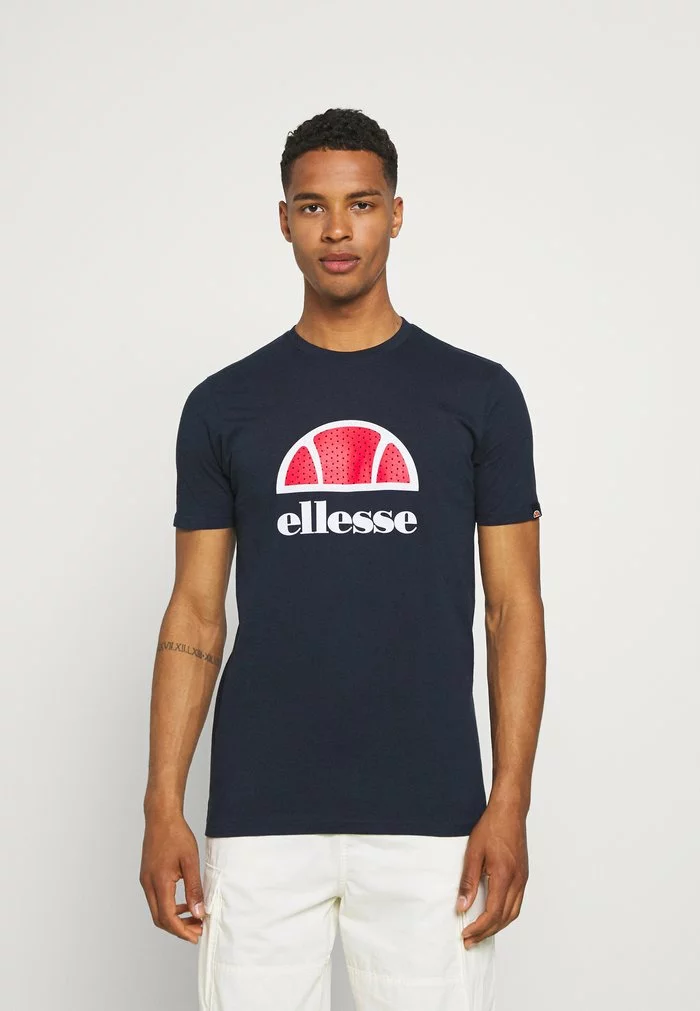 Ellesse ALTERZI - T-shirt Imprimé - Navy 1 Ellesse ALTERZI - T-shirt Imprimé - Navy