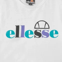 Ellesse GIANDUIA CROP - T-shirt Imprimé - White -Ellesse Elegant Boutique 41594ec8d876415bb0185f43e0ec70ef