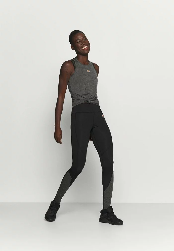 Ellesse SHARLA - T-shirt De Sport - Dark Grey Marl 2 Ellesse SHARLA - T-shirt De Sport - Dark Grey Marl – Image 2