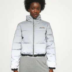 Ellesse CROPPED PUFFER JACKET - Veste D'hiver - Silver