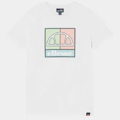 Ellesse AMICI - T-shirt Imprimé - White