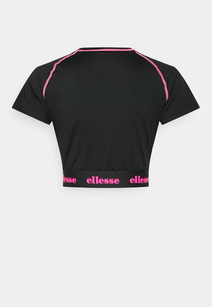 Ellesse ILLUMINANTE CROP - T-shirt Imprimé - Black 2 Ellesse ILLUMINANTE CROP - T-shirt Imprimé - Black â Image 2