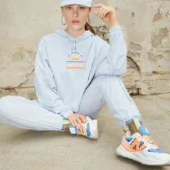 Ellesse DOPO OH HOODY - Sweatshirt - Light Blue -Ellesse Elegant Boutique 4791da537bba4b0b8f5c64281d8d7bc9