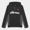 Ellesse HALF ZIP HOODY UNISEX - Sweat à Capuche - Black/dark Grey