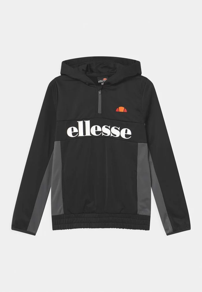 Ellesse HALF ZIP HOODY UNISEX - Sweat à Capuche - Black/dark Grey 1 Ellesse HALF ZIP HOODY UNISEX - Sweat à Capuche - Black/dark Grey